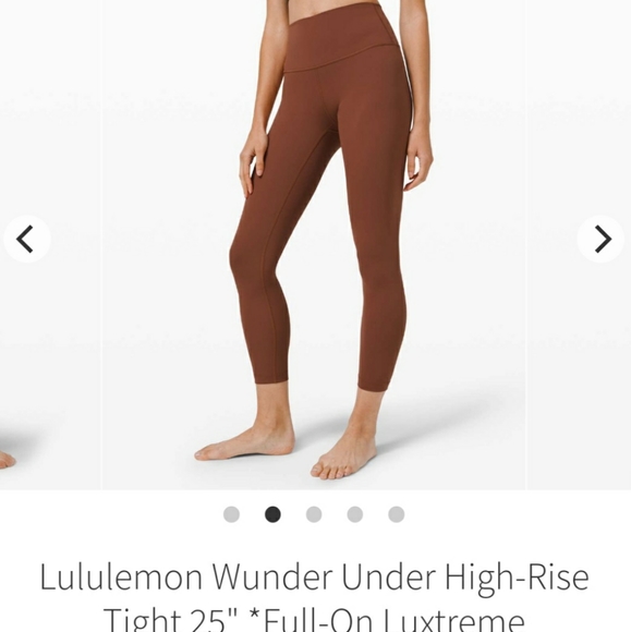 Lululemon Ancient Copper Wunder Under HR - Picture 1 of 5
